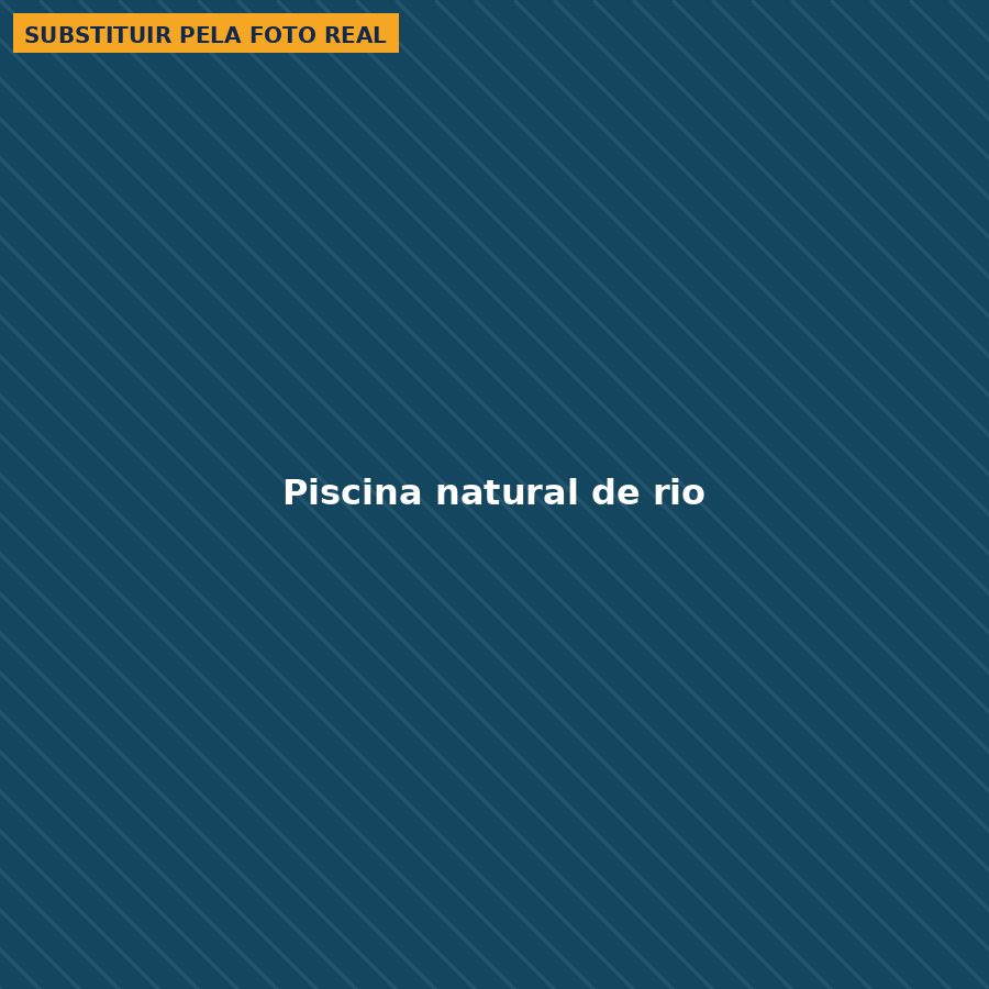 Piscina natural de rio no Balneário do Munhoz